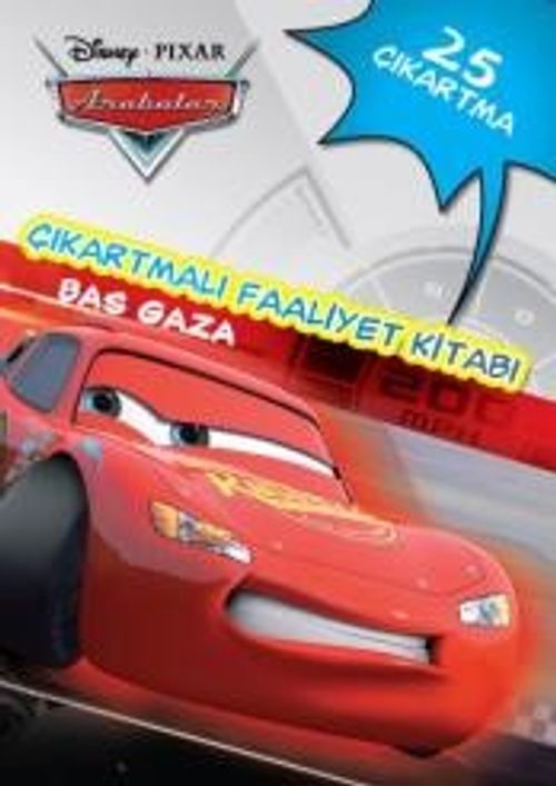 Disney Arabalar Çıkartmalı Faaliyet Kitabı Bas Gaza 