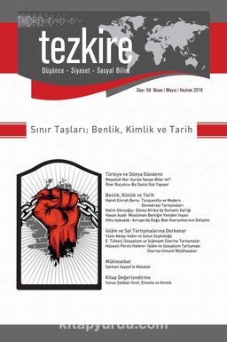 Tezkire Düşünce-Siyaset-Sosyal Bilim Dergisi Sayı:56 Nisan-Mayıs-Haziran
