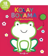 Kolay Boyama - Zıp Zıp Eğlence Resim Kitabım