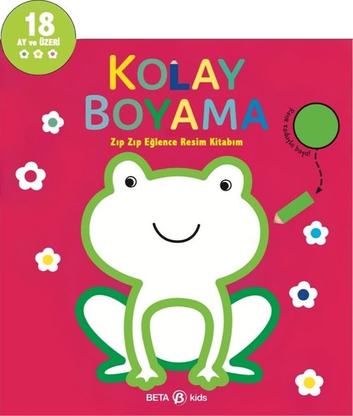 Kolay Boyama - Zıp Zıp Eğlence Resim Kitabım