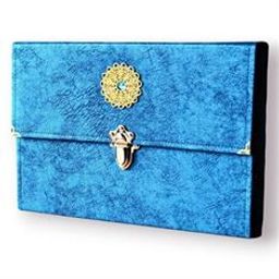 Kur'an-ı Kerim 30 Cüz Hatim Seti Bilgisayar Hatlı Cami Boy (Çantalı Mavi Renk)