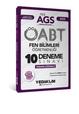 2025 MEB AGS ÖABT Fen Bilimleri Öğretmenliği Tamamı Çözümlü 10 Deneme Sınavı