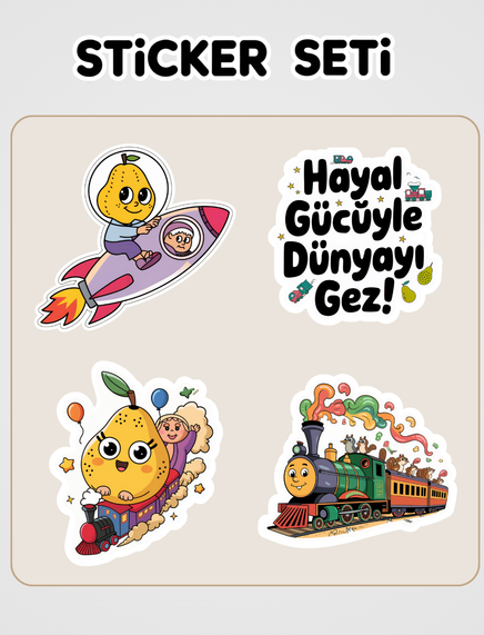 Ayvayı Yedik Müzesi Sticker Seti