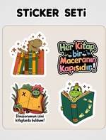 Dinozorumun Saklandığı Yer Sticker Seti
