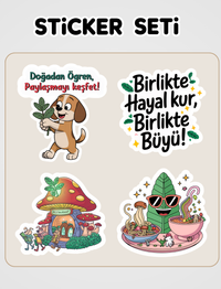 Naneyi Yedik Lokantası Sticker Seti