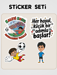 Yedek Kaleci Sticker Seti 