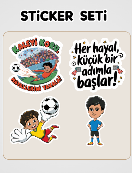 Yedek Kaleci Sticker Seti 