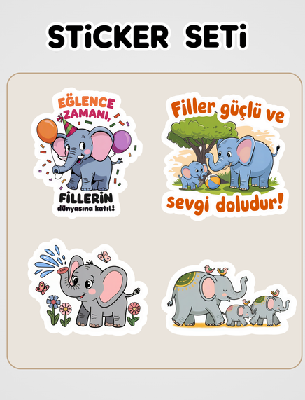 Filler / İlk Okuma Sticker Seti