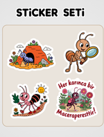 İlk Okuma - Karıncalar Sticker Seti