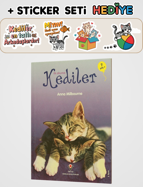 İlk Okuma - Kediler + Sticker Seti Hediyeli!