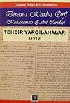 Divan-ı Harb-i &Ouml;rfi/ Muhakematı Zabıt Ceridesi/Tehcir Yargılamaları (1919)