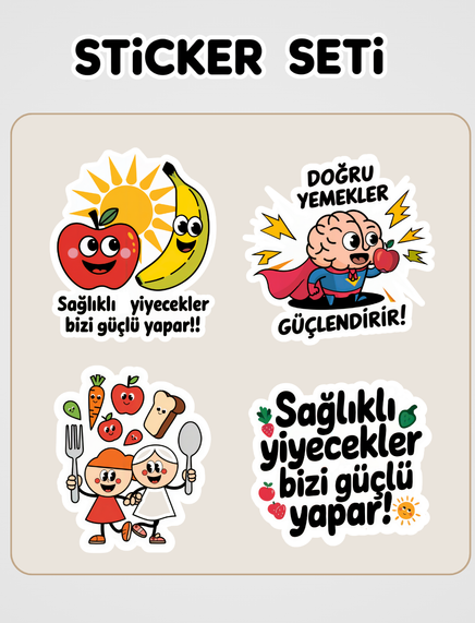 İlk Okuma - Neden Yeriz Sticker Seti