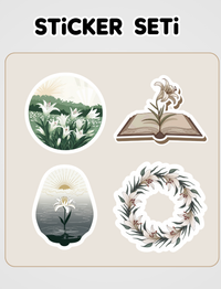 Beyaz Zambaklar Ülkesinde Sticker Seti