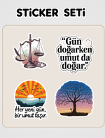 Bir İdam Mahkumunun Son Günü Sticker Seti