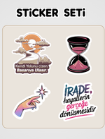 İrade Terbiyesi Sticker Seti
