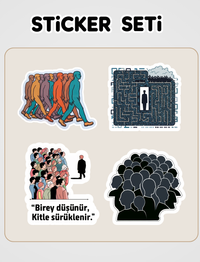 Kitleler Psikolojisi Sticker Seti