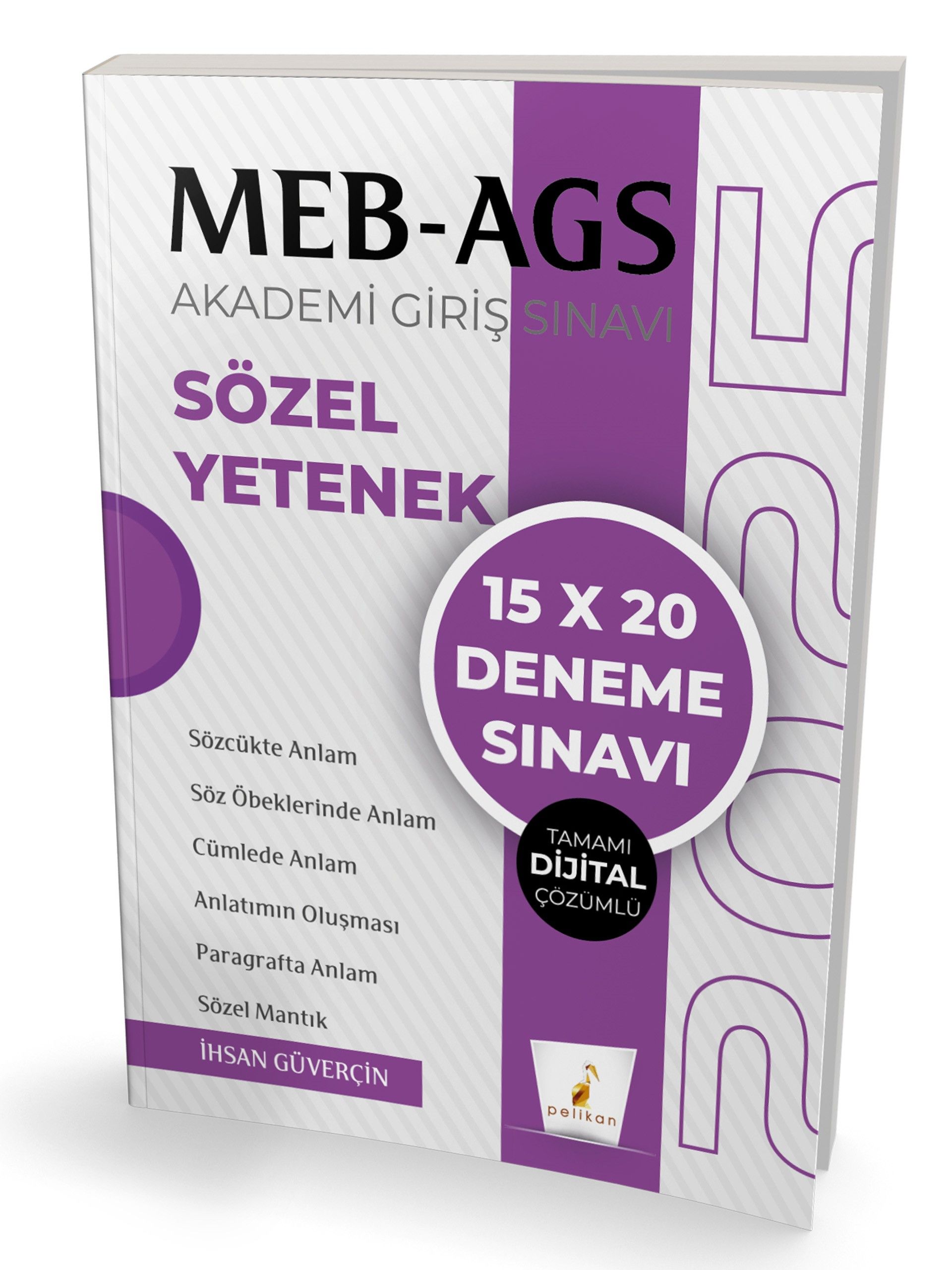 MEB - AGS Hazırlık Sözel Yetenek 15x20 Tamamı Dijital Çözümlü