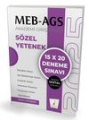 MEB - AGS Hazırlık S&ouml;zel Yetenek 15x20 Tamamı Dijital &Ccedil;&ouml;z&uuml;ml&uuml; Deneme Sınavı