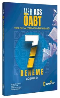 ÖABT MEB-AGS Türk Dili Edebiyatı Öğretmenliği 7 Deneme Çözümlü 