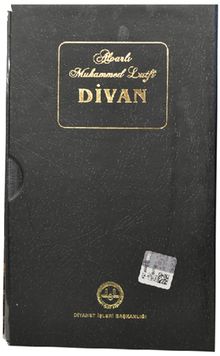 Divan Alvarlı Muhammed Lütfi