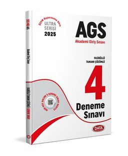 2025 AGS Fasiküllü Tamamı Çözümlü 4 Deneme Sınavı