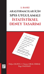 Araştırmacılar İçin SPSS Uygulamalı İstatistiksel Deney Tasarımı