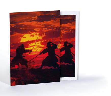 Savaşın Kızıl Gölgesi, Özel Tasarım Kılıflı A4 Poster