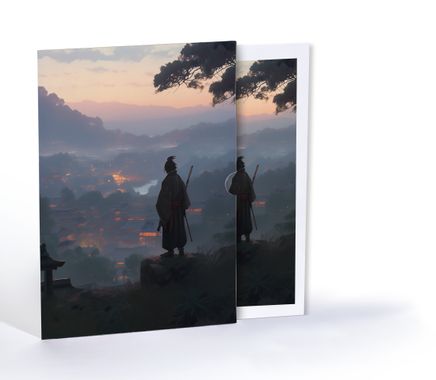 Şehir Işıklarının Üstünde, Özel Tasarım Kılıflı A4 Poster