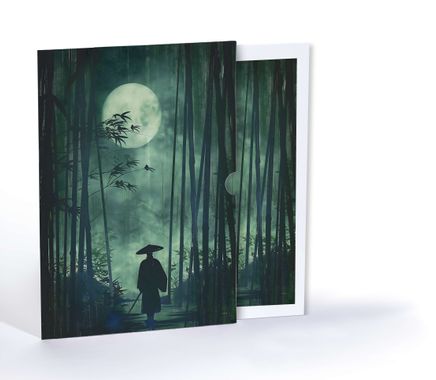 Ay Işığında Yalnız Savaşçı, Özel Tasarım Kılıflı A4 Poster