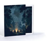 Ateşin Etrafında, Özel Tasarım Kılıflı A4 Poster