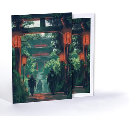 Tapınağın Samurayları, Özel Tasarım Kılıflı A4 Poster