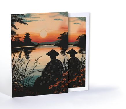 Tapınak Manzarası, Özel Tasarım Kılıflı A4 Poster