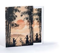 Gün Batımındaki Samuraylar, Özel Tasarım Kılıflı A4 Poster