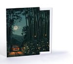 Ateşböcekleriyle Gece Yolculuğu, Özel Tasarım Kılıflı A4 Poster
