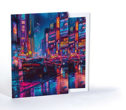 Cyberpunk Macerası, Özel Tasarım Kılıflı A4 Poster