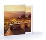 Gün Batımında Seyahat, Özel Tasarım Kılıflı A4 Poster