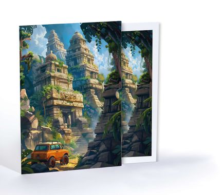 Kayıp Tapınak, Özel Tasarım Kılıflı A4 Poster