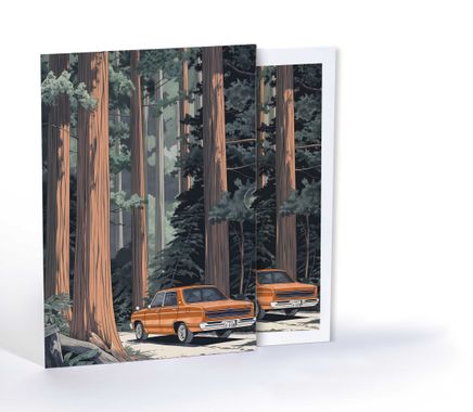 Orman Yolu, Özel Tasarım Kılıflı A4 Poster