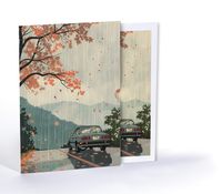 Sonbahar Yolculuğu, Özel Tasarım Kılıflı A4 Poster