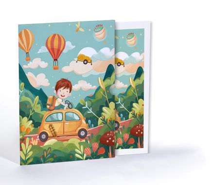 Küçük Kaşif, Özel Tasarım Kılıflı A4 Poster