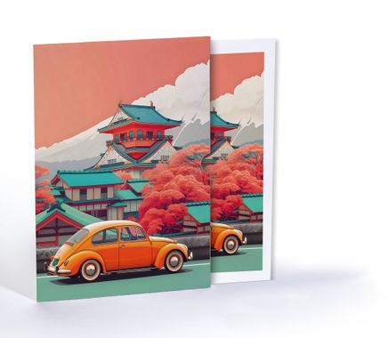 Turuncunun Yolculuğu, Özel Tasarım Kılıflı A4 Poster