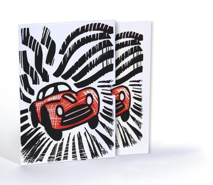 Kırmızı Şimşek, Özel Tasarım Kılıflı A4 Poster