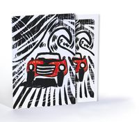 Kırmızı Araba Rüyası, Özel Tasarım Kılıflı A4 Poster