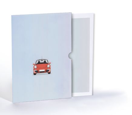 Minimalist Yolculuk, Özel Tasarım Kılıflı A4 Poster