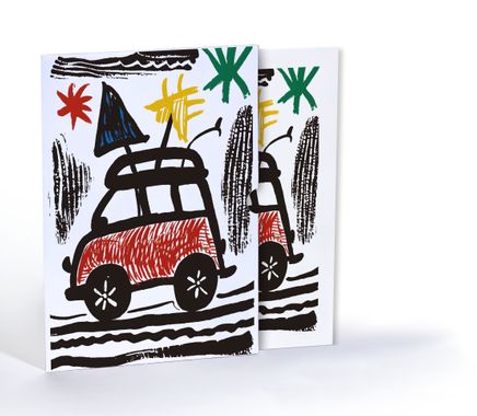 Renkli Yolculuk, Özel Tasarım Kılıflı A4 Poster