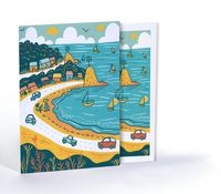 Sahil Yolculuğu, Özel Tasarım Kılıflı A4 Poster