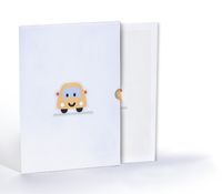 Sevimli Araba, Özel Tasarım Kılıflı A4 Poster