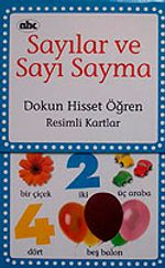 Sayılar ve Sayı Sayma & Dokun Hisset Öğren Resimli Kartlar