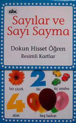Sayılar ve Sayı Sayma & Dokun Hisset Öğren Resimli Kartlar