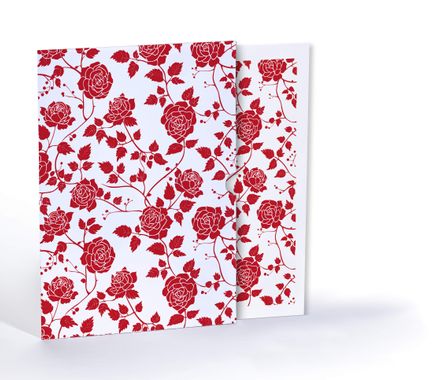 Kırmızı Gül, Özel Tasarım Kılıflı A4 Poster